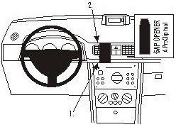 ProClip do Opel Meriva 03-10