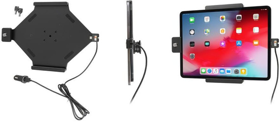 Uchwyt aktywny z kablem USB oraz blokadą na kluczyk do Apple iPad Pro 12.9