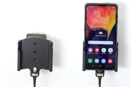 Uchwyt aktywny do instalacji na stałe z magnetyczną końcówką USB do Samsung Galaxy Xcover Pro