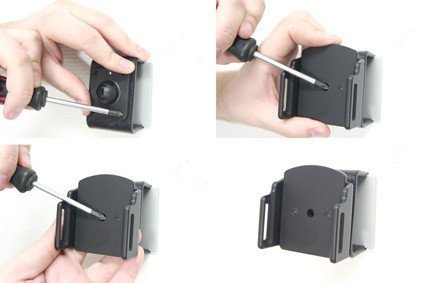 Uchwyt uniwersalny regulowany do telefonu Xiaomi Redmi 5 Plus futerału oraz w futerale lub etui o wymiarach: 62-77 mm (szer.), 6-10 mm (grubość).