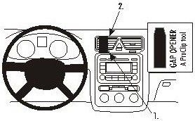 ProClip do Volkswagen Eos 07-15