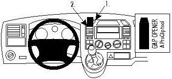 ProClip do Volkswagen T5 Transporter/Pickup 03-09