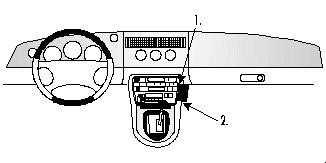 ProClip do Jaguar seria XK 97-06