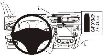 ProClip do Nissan X-Trail 14-21