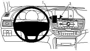 ProClip do Honda Accord Coupé 13-14