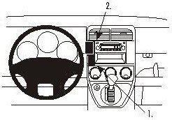 ProClip do Honda Element 03-12