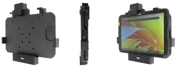 Uchwyt pasywny o wzmocnionej konstrukcji do Zebra ET40 10.0 z blokadą sprężynową.