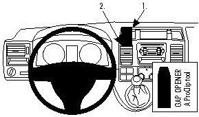 ProClip do Volkswagen T5 Transporter 10-15