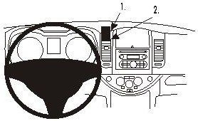 ProClip do Nissan Note 06-12