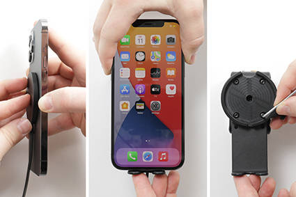 Magnetyczna Ładowarka Samochodowa MagSafe do iPhone z Regulowaną Podstawką na Telefon