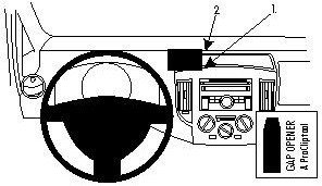 Brodit ProClip uchwyt do Nissan NV200 2015-2023 