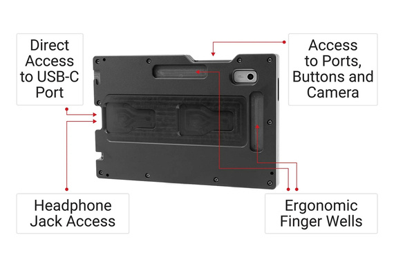 ModTek™ Hard Case Obudowa aktywna do Lenovo M9 przetestowana na upadek z wysokości 1,8 m.