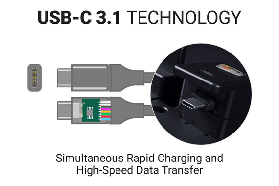 ModTek™ - Stacja dokująca z wbudowanym HUB USB dla urządzeń z systemami Android i Windows.