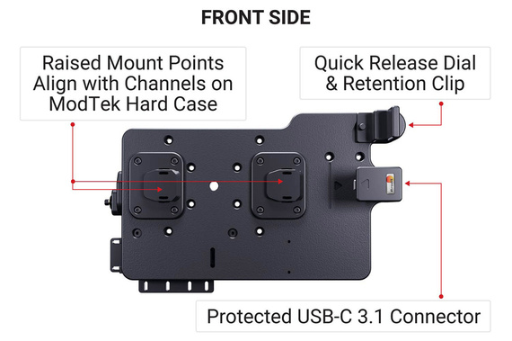 ModTek™ - Stacja dokująca z wbudowanym HUB USB dla urządzeń z systemem od Apple