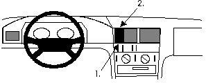 ProClip do Mercedes Benz C-Klasa (180-320) 93-99