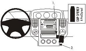 ProClip do Nissan X-Trail 04-07