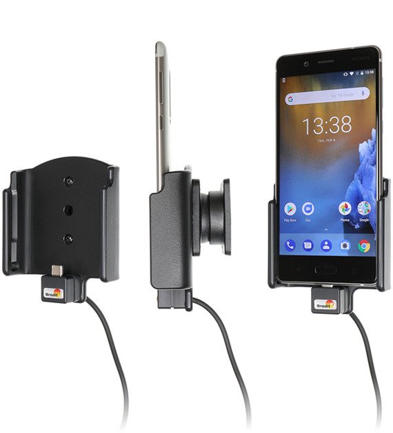 Uchwyt aktywny z kablem USB do Nokia 8