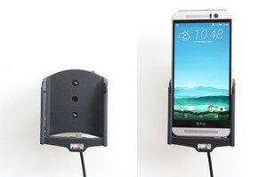 Uchwyt do HTC One M9 z wbudowanym kablem USB oraz ładowarką samochodową