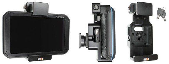 Uchwyt z blokadą antykradzieżową w postaci zamknięcia na kluczyk do Garmin dezl 780 LMT-D