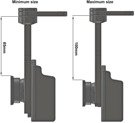 Regulowany adapter do zabezpieczenia terminalu w uchwytach Brodit